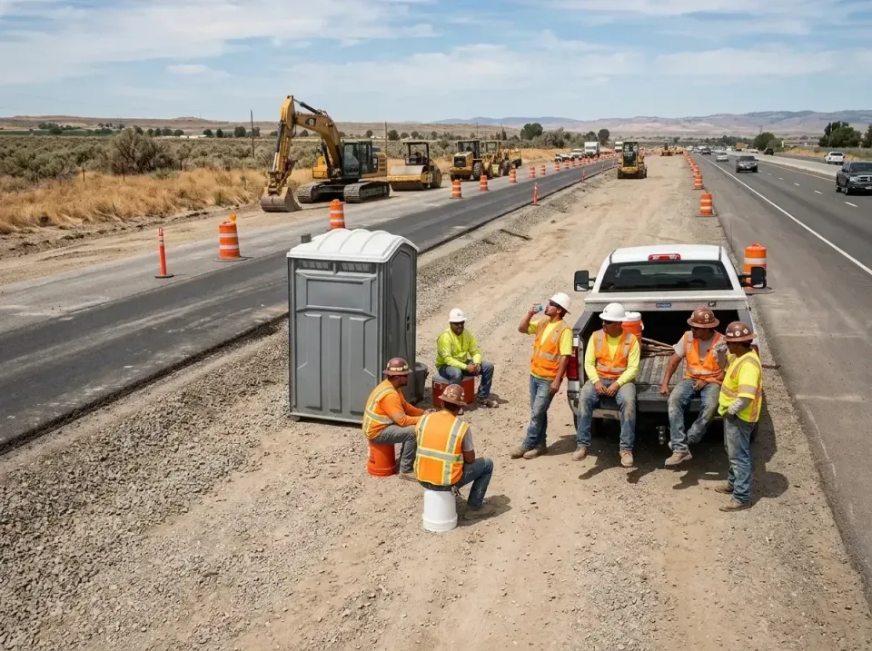 highway-road-construction-crew-007 — frequently asked questions, Porta Potty and Restroom Rentals in Euharlee, GA